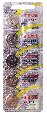 Maxell CR1616 - Pilas de Litio (5 Unidades)