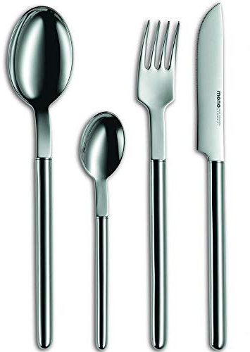mono-oval Besteck-Set 20663, 24-teilig, Messer lange Klinge