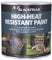 Blackfriar BKFHRB500 Heat Resistant Paint 500 ml, Black