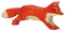 Holztiger Fuchs, laufend, 80094