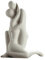 Gilde Skulptur Francis Paar 'Du & Ich', Höhe 31 cm, Creme-weiß