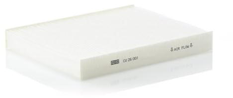 MANN-FILTER CU 26 001 Cabin Air Filter - for Cars + Transporters