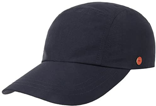 Mayser Riccardo Sunblocker Cap Damen/Herren - Made in The EU Fullcap Sportcap Baseballcap Hinten geschlossen, mit Schirm Sommer Frühling-Sommer - 62 cm dunkelblau