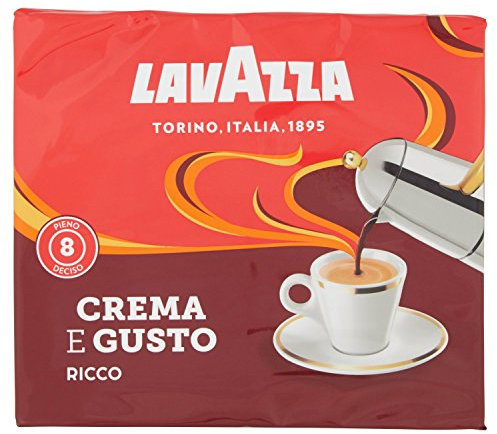Lavazza Caffè Crema e Gusto Ricco - Confezione da 2 Pacchetti x 250 gr