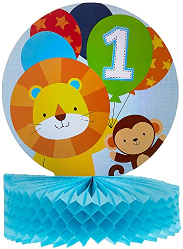 Creative Party PC324606 Zoo Animals 1 Honeycomb Centerpiece-1 Pc