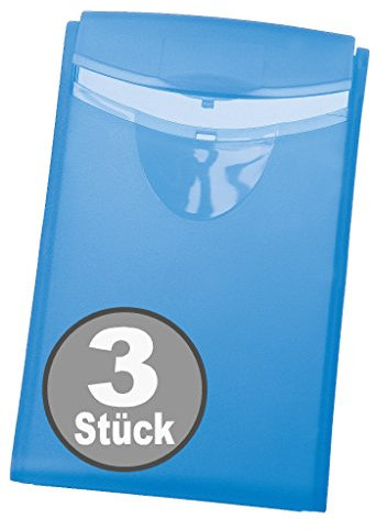 HAN Visitenkarten-Etui COGNITO, für 20 Visitenkarten (3, transluzent-blau)