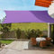 OldPAPA Voile d'Ombrage Rectangle Étanche Crème Solaire Poids Léger Jardin Balcon Parasol Bloquer 95% UV Bloc avec Corde Libre Violet 2x3m