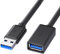 CABLEPELADO Cable Alargador USB 3.0 Super Speed, Cable Extensor USB Tipo A Macho Hembra, Alta Velocidad 5Gbps para Impresora,Ratón,Teclado,Hub,Pendrive,Mando de PS, HDD,Ordenador, Negro, 2 Metros