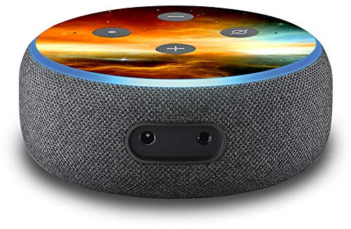 2er Set Folie Cover für intelligenten Smart Speaker Lautsprecher Aufkleber Schutzfolie Skin selbstklebend passgenau Klebefolie für Sprachassistent R137 (Nr. 6 Cosmos)