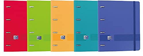 Ringbuch A4, 4 Ringe, mit Ersatzminen, verschiedene Farben