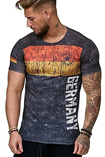 Oversized Tshirt Herren Atmungsaktives Jersey Deutschland Spanien Schweden Portugal Russland Fußball T-Shirt Herren Sport Shirt Oversize Tops,0597,5XL