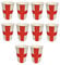 SHATCHI 10Pcs England Paper Cup St George Party Supplies for England Sporting Events Pub Football World Cup Celebrations Party