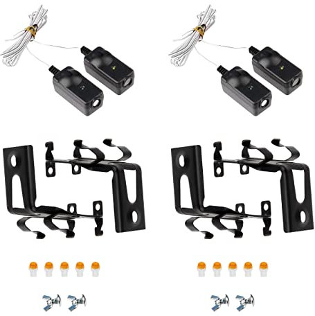 Garage2Go Lot de 2 œillets de rechange pour porte de garage avec supports