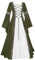 Robe d'Halloween pour femme des années 50 - Vêtements médiévaux - Costume d'Halloween - Robe adulte - Élégante costume et blazer pour femme enceinte - Robe de cocktail pour femme enceinte - Élégante