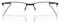 Oakley Herren OX3218 Socket 5.5 Rechteckige Korrektionsbrillenrahmen, Satin Black/Demo Linse, 52 mm, Satin-Schwarz/Demo-Gläser