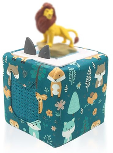 Taladad für Toniebox Bezug, Schutzhülle Case Schutzfolie,Schutzcover Bezug for Toniebox Speaker Hülle Bezug Toniebox Starter Zubehör Schutzhüllen (Wald)