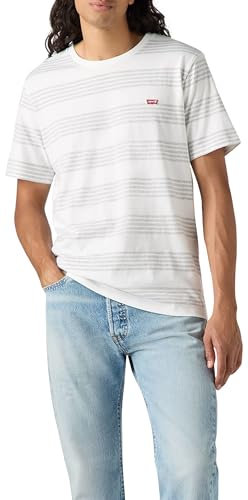 Levi's SS Original Housemark Tee T-Shirt Homme, Baste Stripe Bright, XL