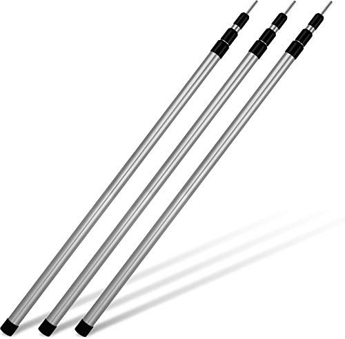 normani Aufstellstange Zeltstange Teleskop-Zeltstange 94-240 cm aus Aluminium - ideales Zelt oder Tarps Zubehör Farbe 3 Stück