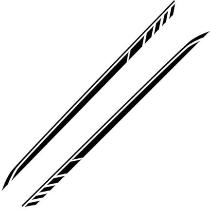 LYABYT Door Side Stripes Sticker Shooting Brake Decal， For Mercedes Benz C117 X117 W117 C118 X118 CLA Class CLA45 AMG CLA35