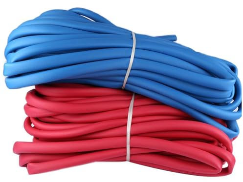 Rohrisolierung DN 6-60 mm Ø 9/15/20/25 mm 1.8/2.0 m Lang Rohrdämmung Wasserdicht Schaumstoff Rohr Isolierung Heizungsrohre Rohrschale Isolierschlauch für Innen- und Außenbereich(Blau,48x20mmx2m/0.16x0