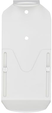 Kuishi Soap Dispenser Bracket - Wall Mounted Soap Bottle Holder, Stainless Steel Holder for 250–500ml Bottles, Kitchen & Bathroom, White, Single (Bottle Not Included)