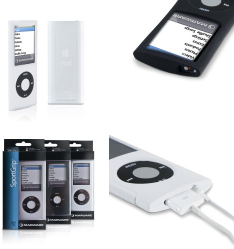 Marware Sport Grip Silikon-Schutzhülle für iPod Nano 4G, mattiert