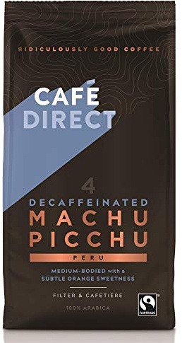 Cafédirect Decaf Machu Picchu Fairtrade Ground Coffee 227g (Pack of 2)