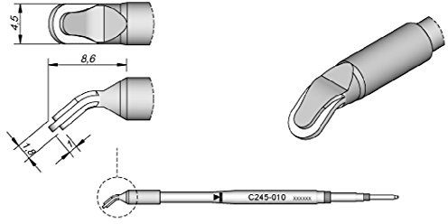 JBC C245010 Lotdepotspitze für T245