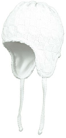Döll Unisex Baby Strickmütze Binde - Inkamütze Strick, Gr. 51 cm, Elfenbein (snow white 1050)