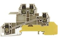 Verteilerklemme 84,5x6,1x49mm WDL 2.5/S/L/L/PE,Klemme Elektro,Weidmüller,WDL 2.5/S/L/L/PE,4008190042202
