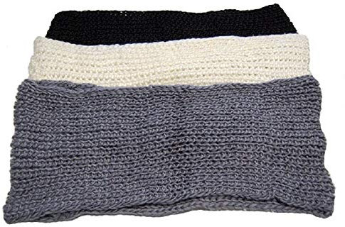 RB Schal - Rundschal gestrickt (grau)