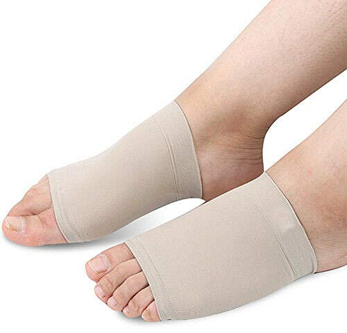 PEDIMEND Silicone Gel Plantar Fasciitis Foot Arch Support Sleeve (1PAIR) - Fallen Arches Support - Plantar Fasciitis Therapy Wrap - Relieves Foot Discomfort - Improve Blood Circulation - Foot Care