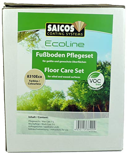 Saicos Fußboden Pflegeset 8310Eco f. gölte Oberflächen