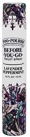 Poo-Pourri Before-You-Go Toilet Spray, Lavender Peppermint, Travel Size 10 mL - Lavender, Peppermint and Citrus