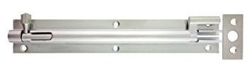 H&E™ 152mm x 25mm - 6 x 1 Inch - Necked Barrel Door Bolt Satin Chrome