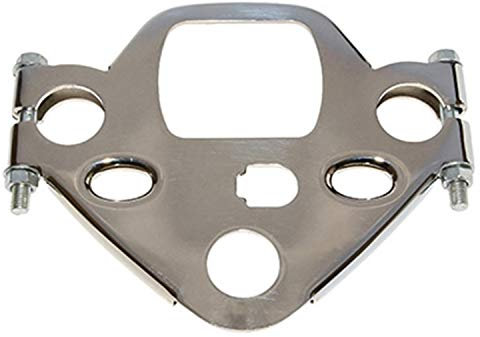 PLATINE SUPERIEURE DE FOURCHE CYCLO ADAPTABLE PEUGEOT 103 MVL, VOGUE CHROME -SELECTION P2R-
