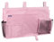 Surblue Nachttisch Caddy Hängebett Organizer Aufbewahrungstasche Tasche für Etagen-und Krankenhausbetten, Studentenwohnheime, Babybettgitter, Lager 8 Taschen(Rosa)