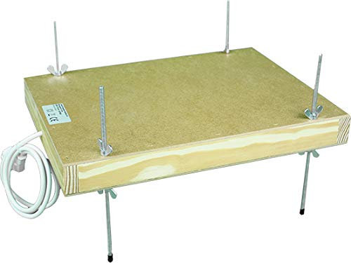 Hemel Küken-Wärmeplatte - (30 x 40 cm) mit Höhenfüßen