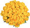 Veryhome 10 Pcs Artificial Roses Silk Flowers Fake Single Stem Blooming Rose Bridal Bouqets For Wedding Home Birthday Party Arrangment Garden Decoration (Yellow - Roses Bud)