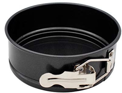 Abcsea 1 Pieza Moldes para Tartas y Bizcochos, Moldes Desmontables Revestimiento Antiadherente, Molde para Hornear Pasteles, Moldes para Pasteles Horno, Libre de PFOA, 12 cm