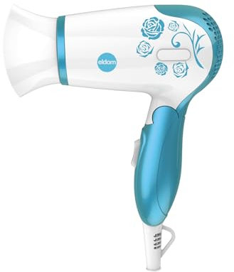 Sèche-cheveux HT82N ELDOM, rose, deux niveaux de soufflage ; poignée pliable, puissance 1200 W (bleu)