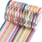 YUBX Maigre Or Washi Tape Set 24 Rouleaux Masking Tape Ruban adhesif decoratif pour Scrapbooking Artisanat de Bricolage 3MM de large (Skinny 24)