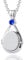 VICKWOOD H2O Plötzlich Meerjungfrau mit Platin Beschichtet 5A Zirkonia h2o Medaillon Personalisiertes Amulett für Bilder Geschenk für Frauen zum Geburtstag