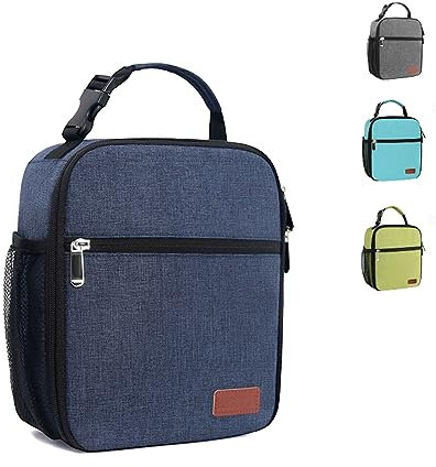 HABOPET Lunch Box for Men & Women Durable Lunch Bag for Adults & Kids Reusable Small Lunchbox Blue