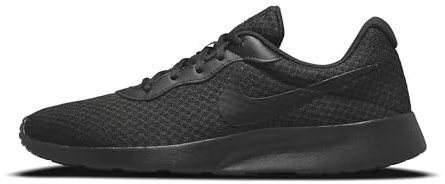 NIKE Men's Tanjun Sneaker, Black Black Barely Volt, 11.5 UK