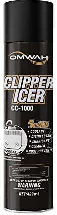 OMWAH 5 in 1 Clipper Icer Blade Cleaner and Lubricant Clipper Spray (1)