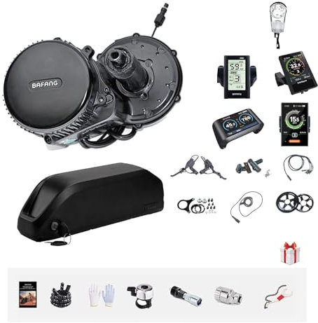 Bafang BBS01B 36V 250W/350W/500W Electric Bike Conversion Kit LCD Display 36V Li-ion Battery DIY Electric Bike Mountain Bike Road Bike Conversion Kit Battery Optional Mid Drive