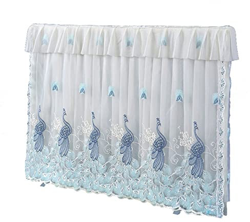 Copertura antipolvere TV universale, Copertura protettiva per TV LCD/curva da 32-75 pollici Copertura di protezione per TV desktop/TV sospesa/Blue / 43inch