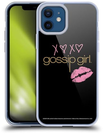 Head Case Designs Offizielle Gossip Girl XOXO Graphics Soft Gel Handyhülle Hülle kompatibel mit Apple iPhone 12 / iPhone 12 Pro