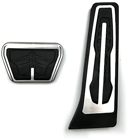 AGBRIL Auto Edelstahl Gas Kraftstoff Bremse Pedal Pad Abdeckung für BMW 1 3 4 5 6 Serie F20 F30 F31 F32 F33 F34 F36 X3 X4 X5 X6 F20 F30 E34 E39 E70 E71 E90, Auto Innere Zubehör